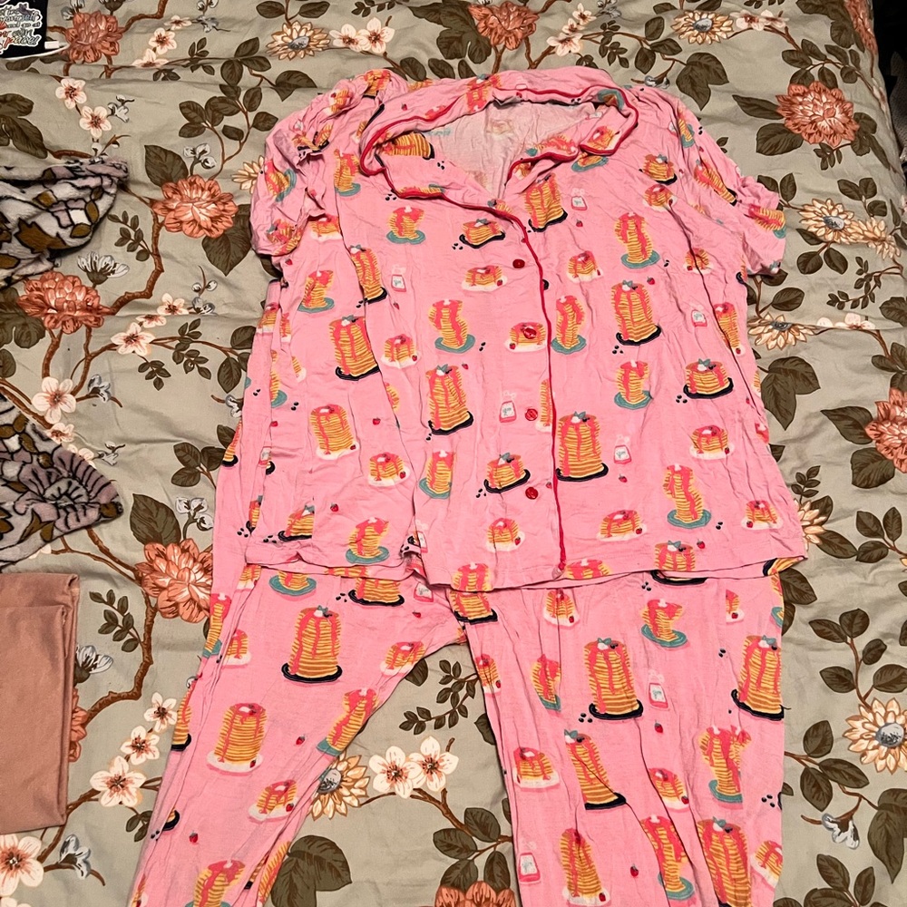 Munki Munki Pink Pancake Pajamas